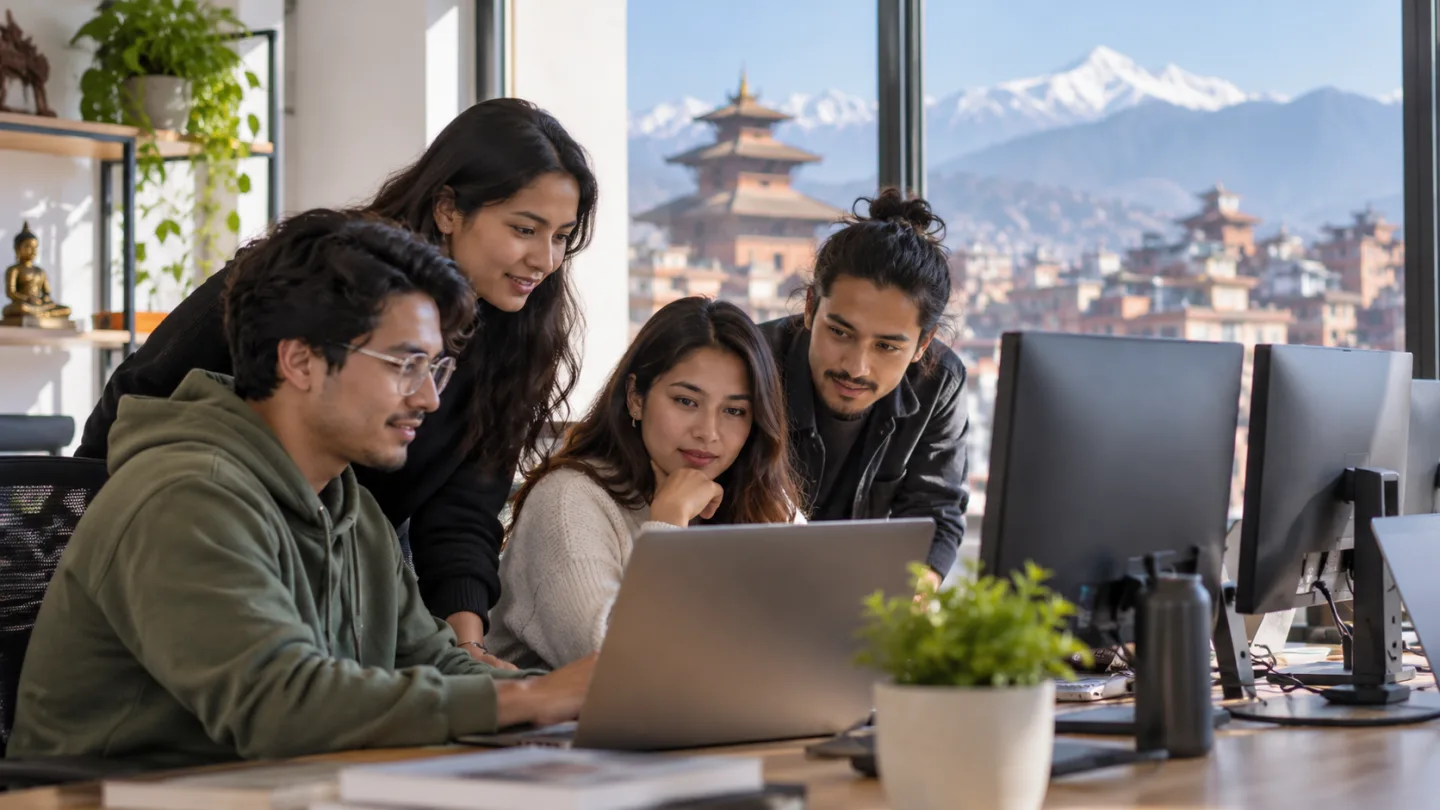 Illustrative image for A new generation builds Nepal's digital future